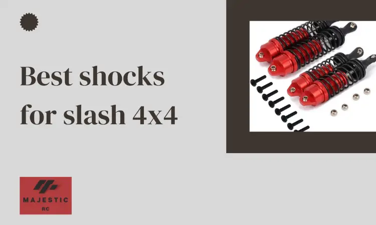 Rustler & Slash Machined 100mm Rear Alloy Shocks for Traxxas 1/10 Stampede